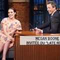 Megan Boone dans le Late Night avec Seth Meyers