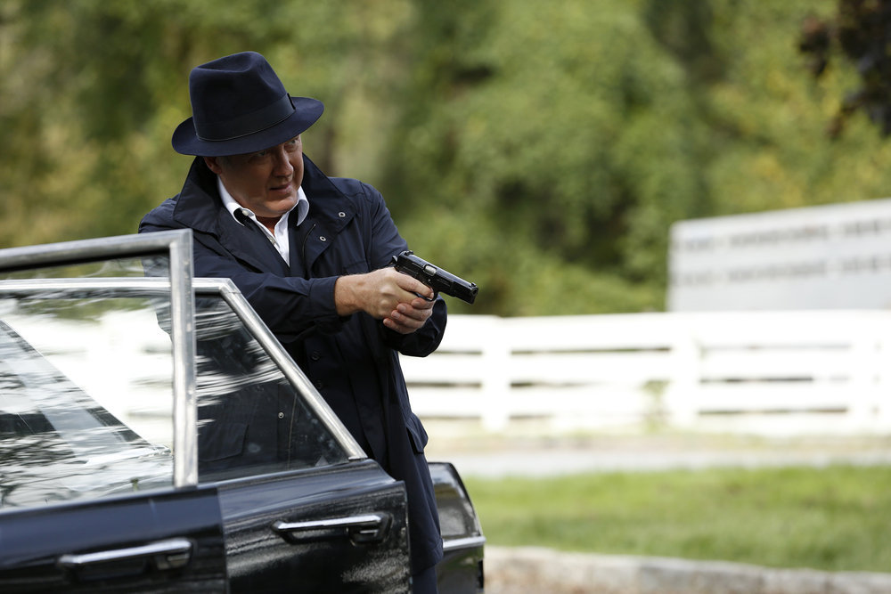 Raymond Reddington (James Spader) à l'action