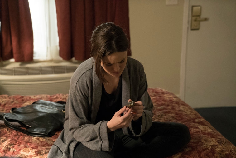 Elisabeth Keen (Megan Boone) observe un curieux objet