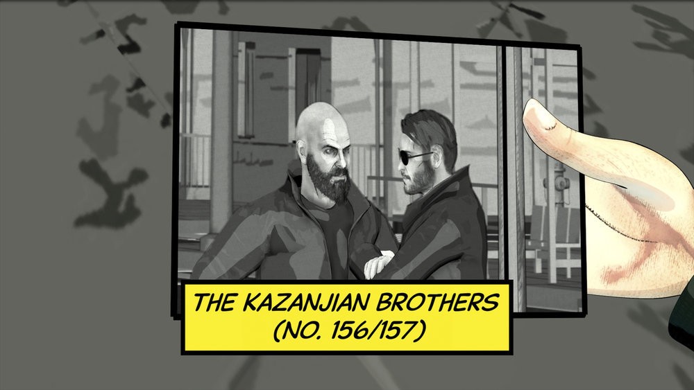 Les frères Kazanjian  # 156/157 sur la liste noire en version animée