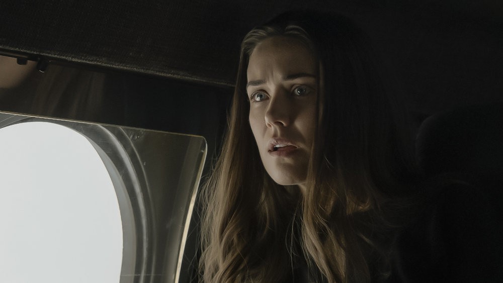 Elisabeth dans l'avion de Reddington