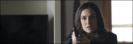 Chez Anne, Liz vise Reddington de son arme